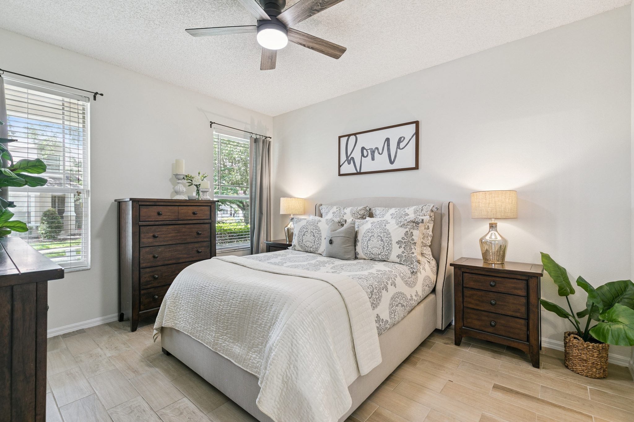 Primary bedroom with room for a king suite and generous natural light at 13449 Carroway St, Windermere